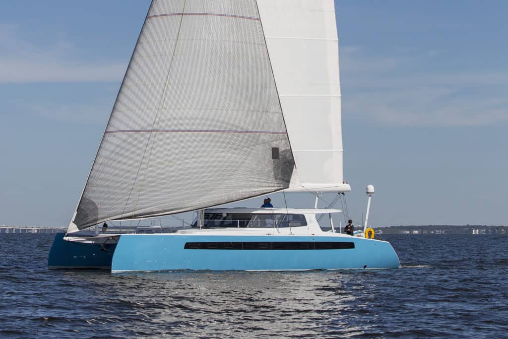 Balance 526 Ondine at the Annapolis Sailboat Show, Annapolis MD